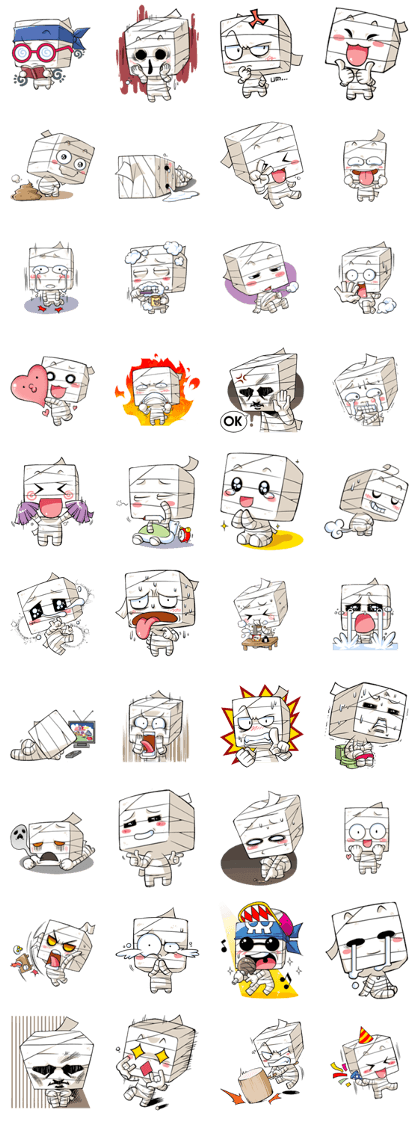 MUMU the box-head Mummy