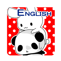 Um coelho e panda (versão inglesa)