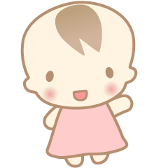Everyday Sticker of a healthy baby