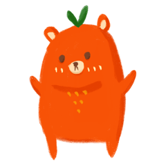 Orange bear 1