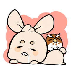 Mameta the Rabbit & Horosuke the Owl
