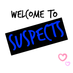 New Look Suspect Sticker Set