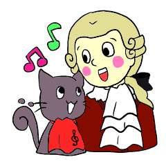 Mozart and the Music cat