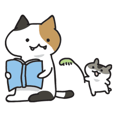 ネコのポーチとハムスターのポッケ Line スタンプ Line Store ネコのポーチとハムスターのポッケ Line スタンプ Line Store