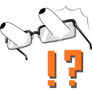 Glasses stamp