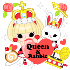 Queen and rabbit