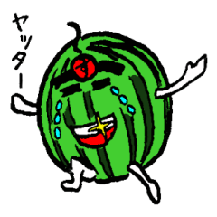 Tama-chan the Watermelon for Japan