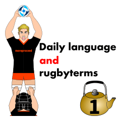 Daily languageSticker and rugbyterms 1