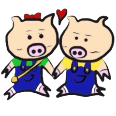 Couple of the pig