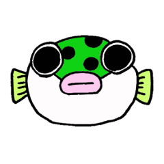 Green spotted puffer Tetsuchan