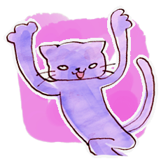 Nyannosuke the Purple Cat