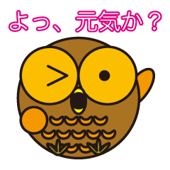 circle face 7 owl part 3 : for japanese