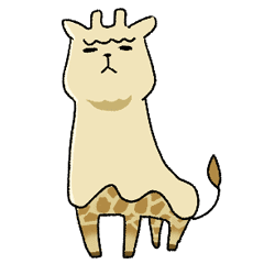 アルパカキリンの一日 Line スタンプ Line Store