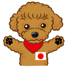 Toy poodles will heal(Japanese)