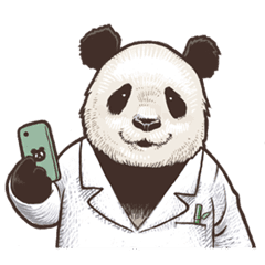 愉快なパンダ ベンデル先生 Line スタンプ Line Store 愉快なパンダ ベンデル先生 Line スタンプ Line Store
