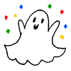 funny Ghost Sticker