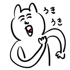 HIYOSHI's white cat