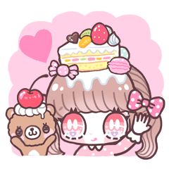 ゆるクマと女の子 Line スタンプ Line Store