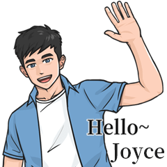 Boy Name Stickers-to Joyce