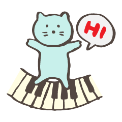 ピアノ猫