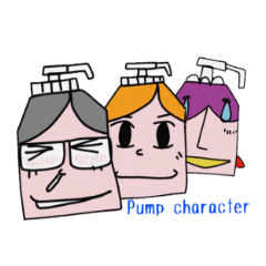 Pump container character