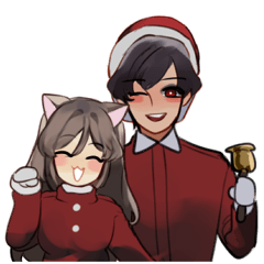 Cheesy Christmas Couple