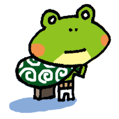The average frog,Zucchinin Stickers