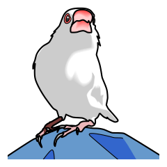 Java sparrow's sticker