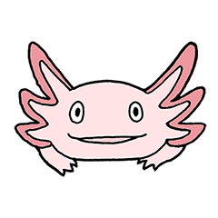 Axolotl Mexico Salamandar Line Stickers Line Store