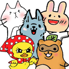 かわいい森の動物たち Line スタンプ Line Store