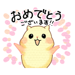 Hamster's daily stickers.
