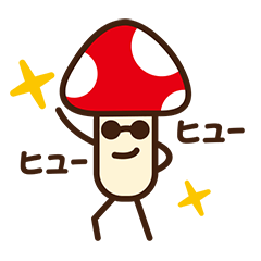 Mr.mushroom sticker