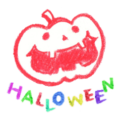 Hand Painted Halloween Illustration Line Stickers Line Store