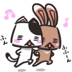 box rabbit & box cat