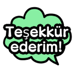 トルコ語あいさつ吹き出し Line スタンプ Line Store トルコ語あいさつ吹き出し Line スタンプ Line Store