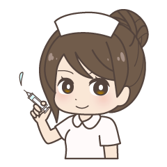 Daily life of a nurse. Japanese version.