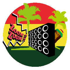Reggae music rastaman stamp