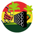 Reggae music rastaman stamp
