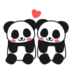 Panda In Love