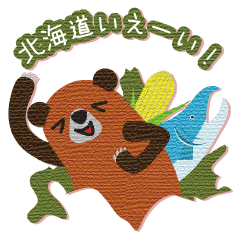 Hokkaido valve brown bears