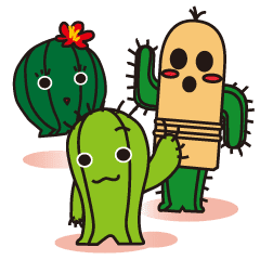 春日井サボテン 春代と日丸と井之介 Line スタンプ Line Store 春日井サボテン 春代と日丸と井之介 Line スタンプ Line Store