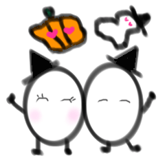 eggs with Halloween all stars