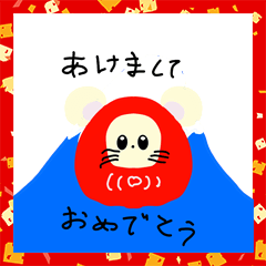 Mouse's OSHOUGATSU sticker