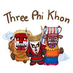 Spirit House : Three Phi Khon