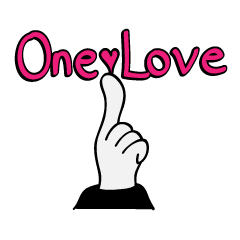 hiphop sticker "one love"