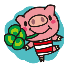 Pig of the striped pattern