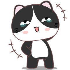 Tuxedo Cat :Animated