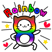The Story of Rainbow-colored Cat