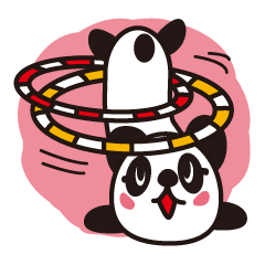 Favorite panda of the hoop