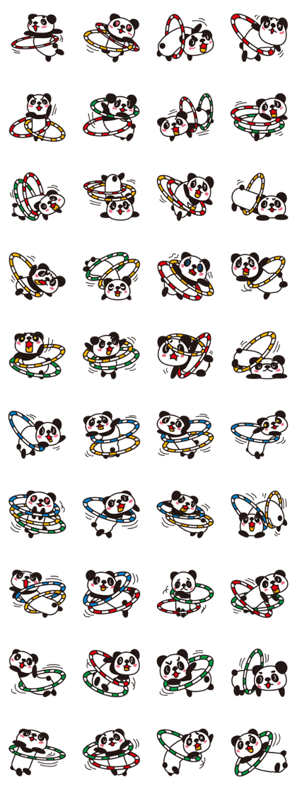 Favorite panda of the hoop